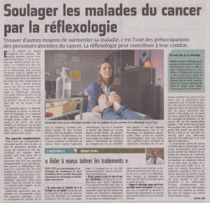 Soulager les malades du cancer par la réflexologie