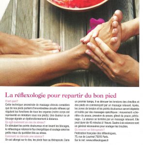 La réflexologie pour repartir du bon pied