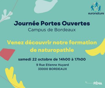 Formation naturopathie : Journée Portes ouvertes à Bordeaux